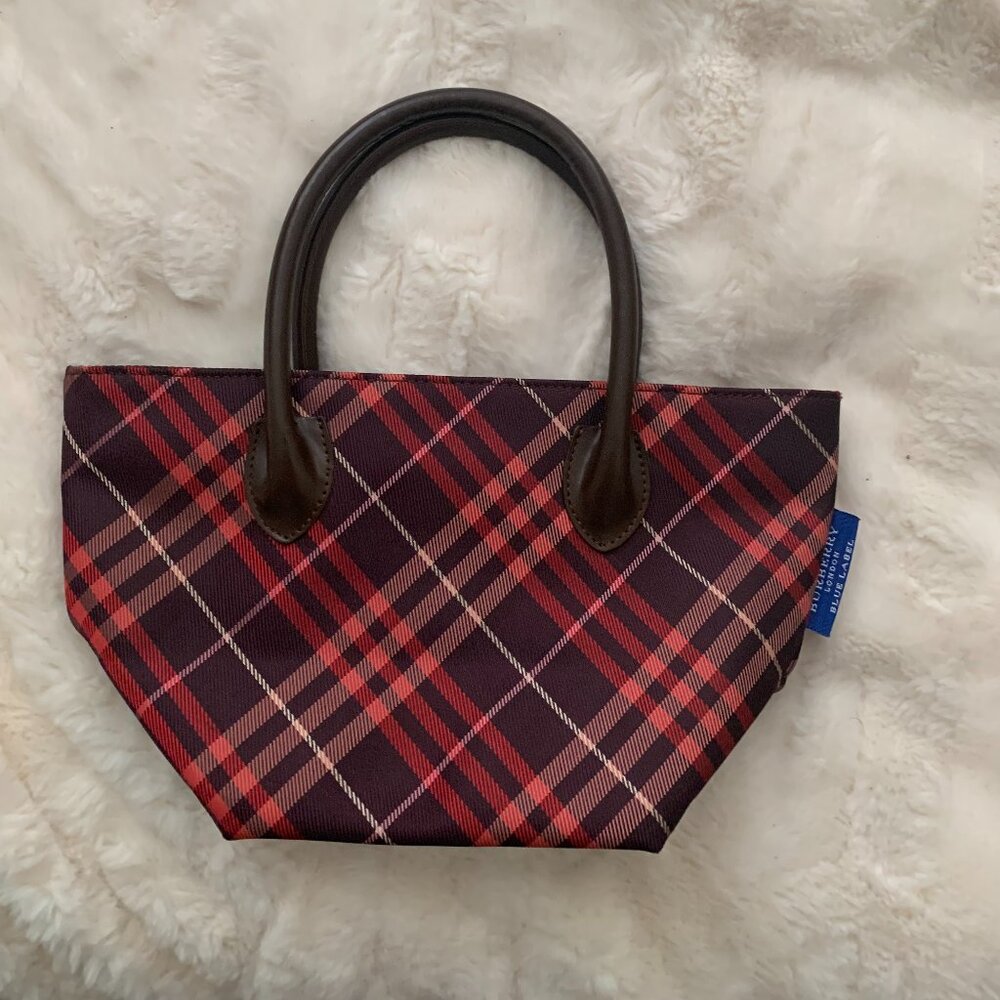 Plaid Burberry Blue Label Small Purse